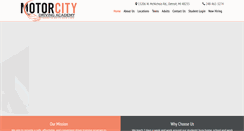 Desktop Screenshot of motorcitydrivingacademy.com